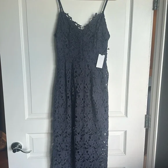 midi length a line dresses Ellie A Line Midi Dress